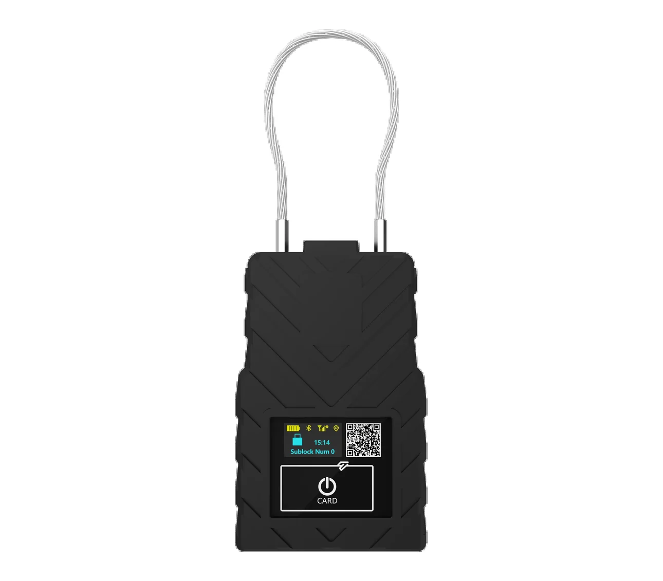 MR900 Video Smart Lock with steel cable and display